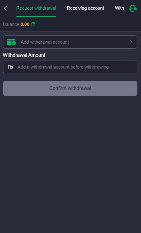 588pkr game withdraw section