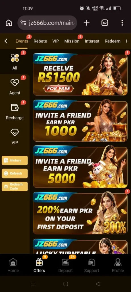 JZ666 Game bonus