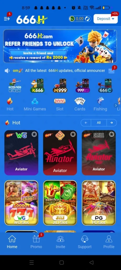 666H Game homepage